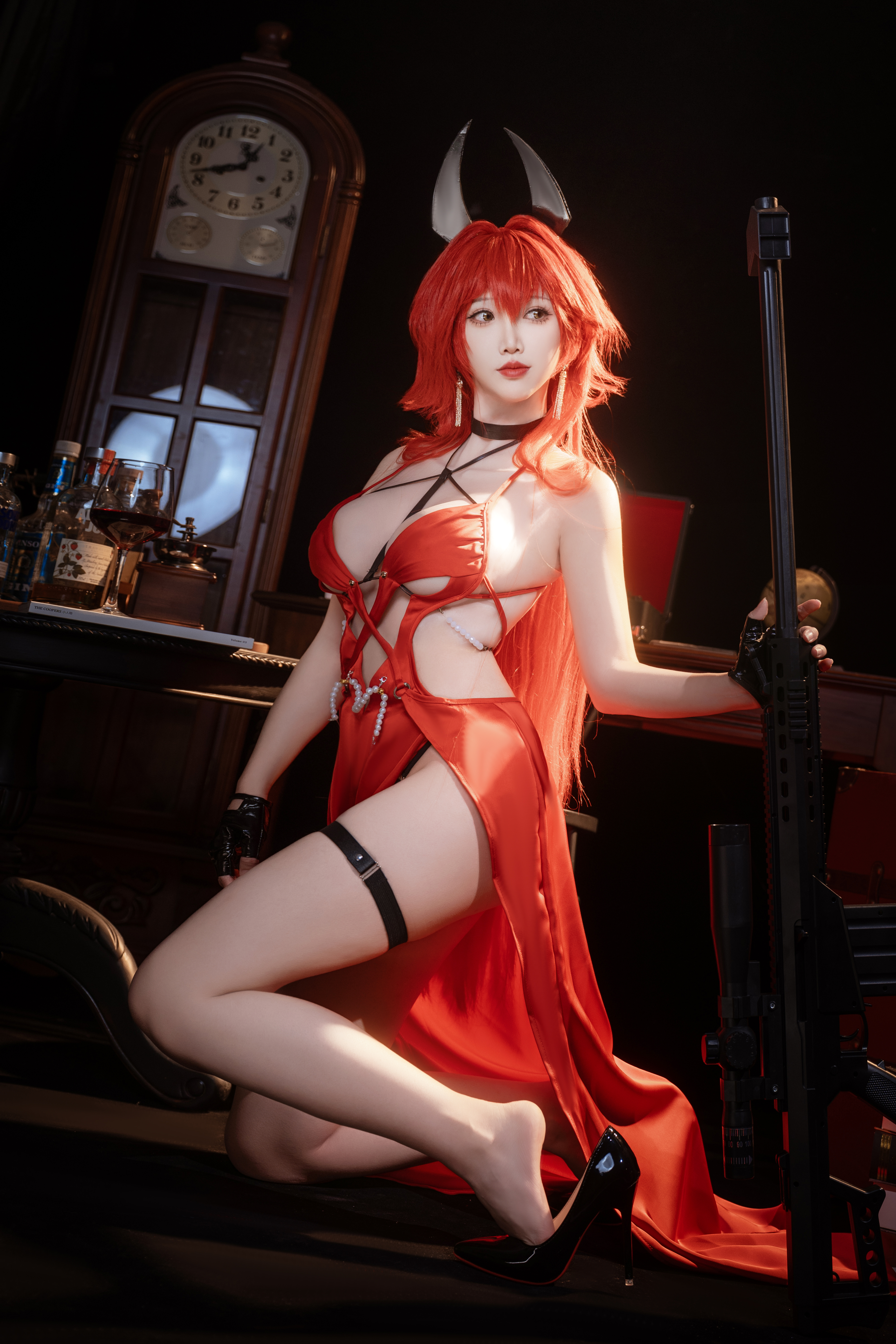 面饼仙儿Nikke小红帽礼服作品全解析：细腻描写与视觉盛宴