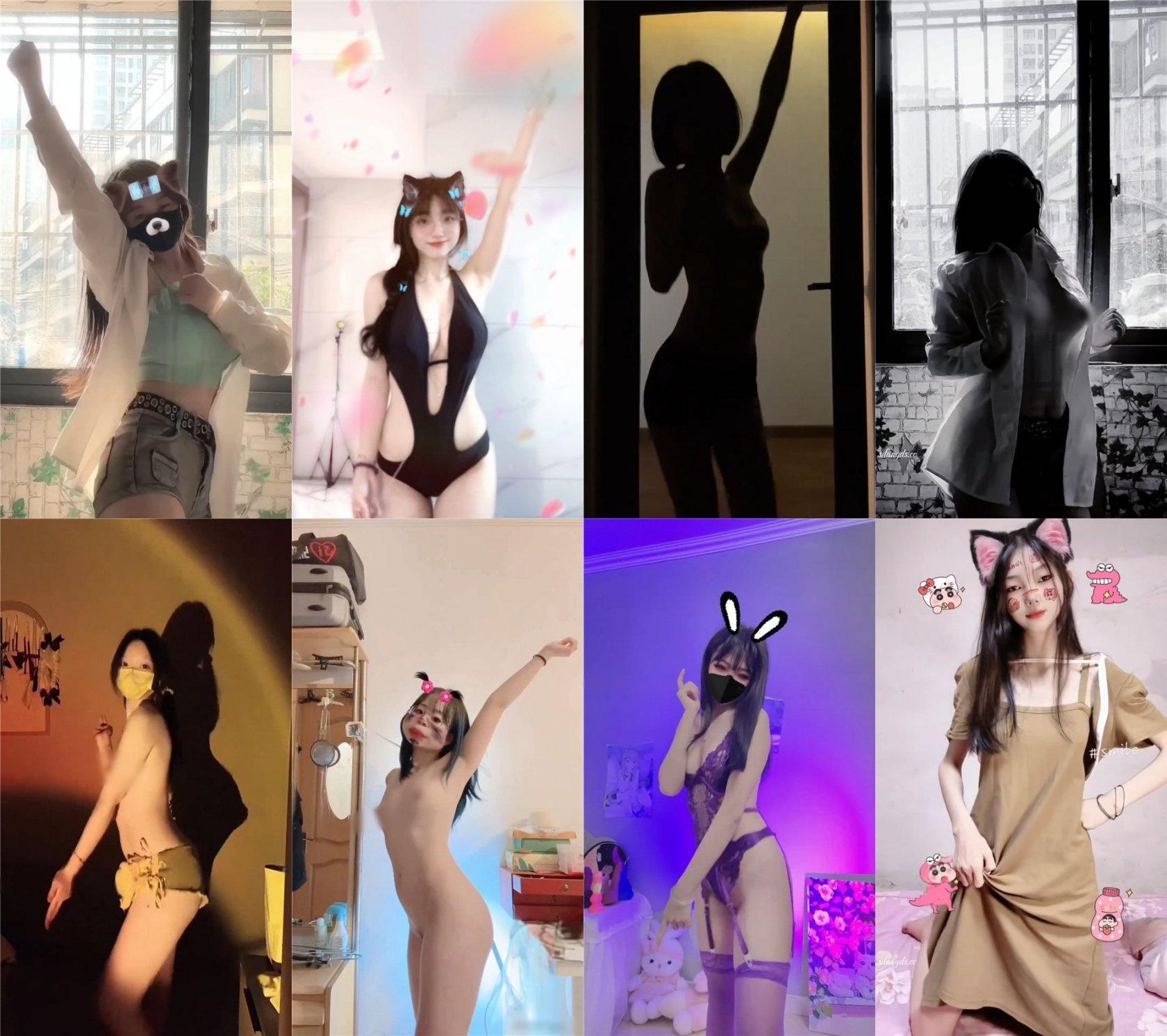 推特嫩妹们集体跳时下最流行的抖音风关灯卡点舞[23V-695M]