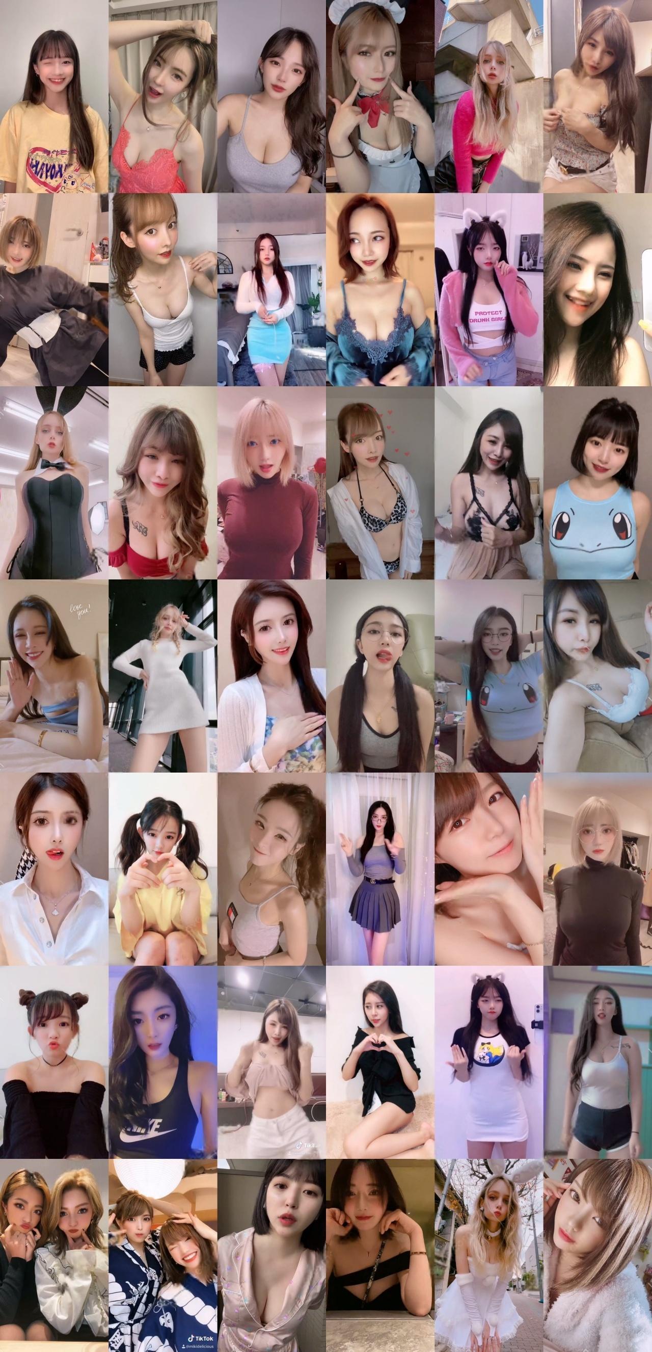 TIKTOK日本台湾地区美女短视频精选资源[3455V-7.79G]