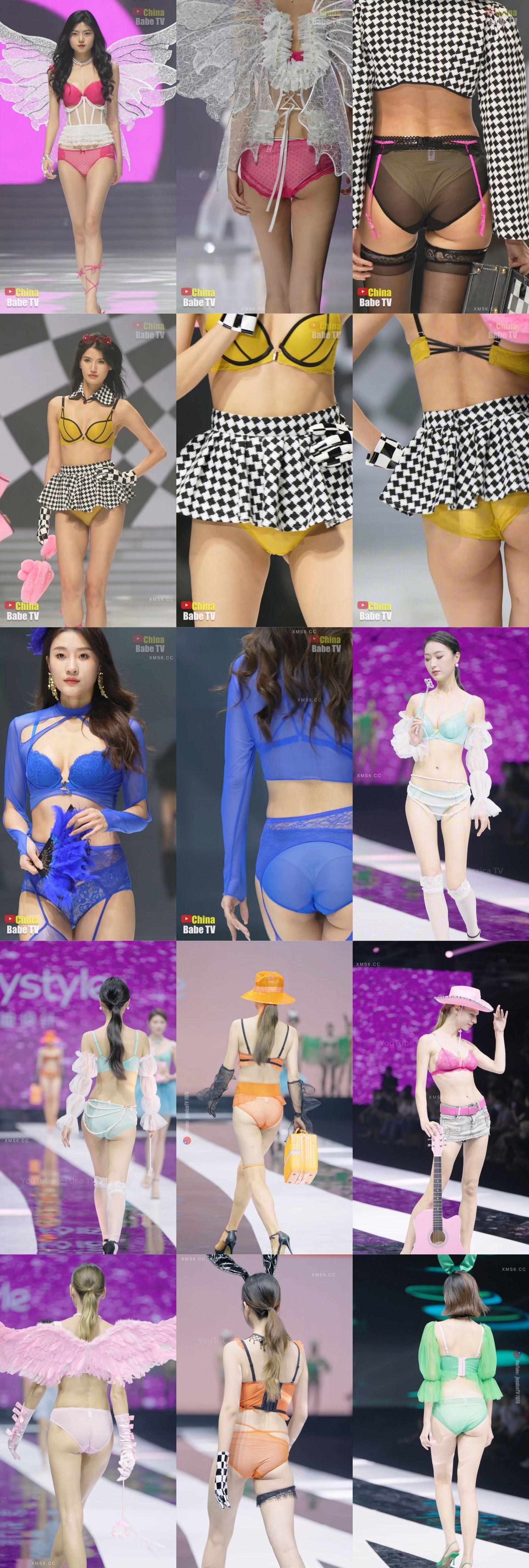 维密天使情趣内衣秀超近景！透视亮点惊喜不断4K竖屏画质资源[2V-1.4G]