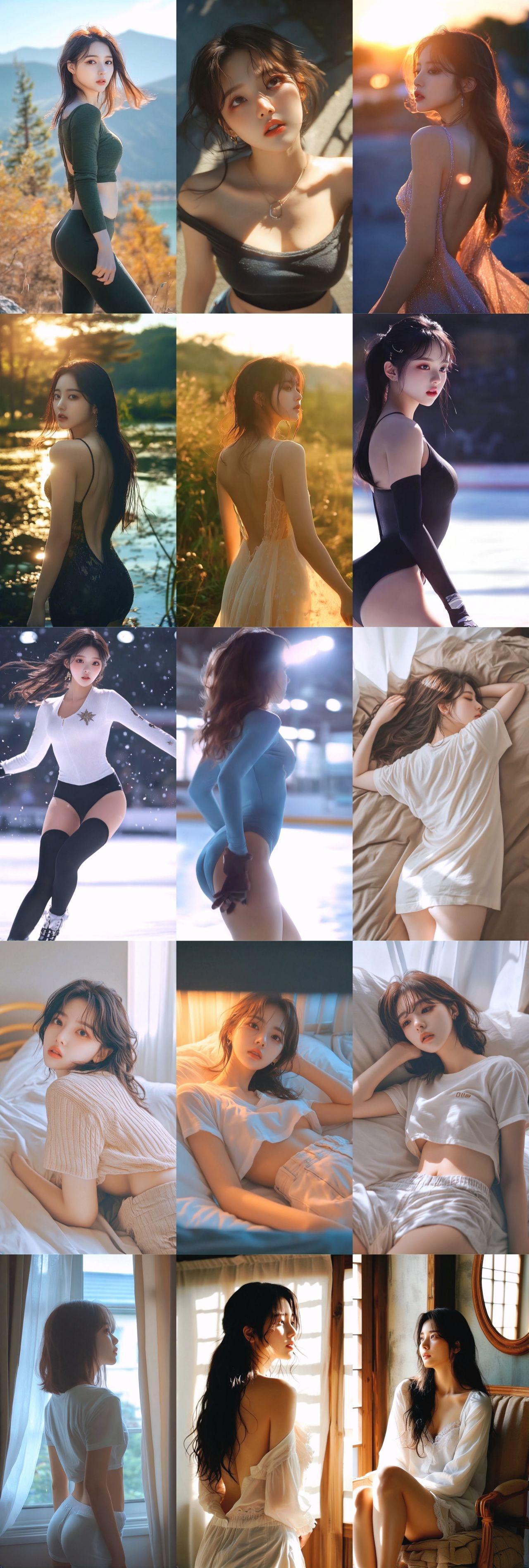 【AI视频】AI lookbook AI girl video 美女视频第二弹资源[15V-2.39G]